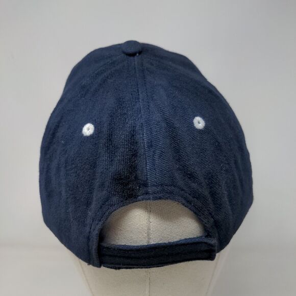 American Eagle Strapback Hat Blue One Size Embroidered Patriotic 6 Panel - Picture 5 of 7